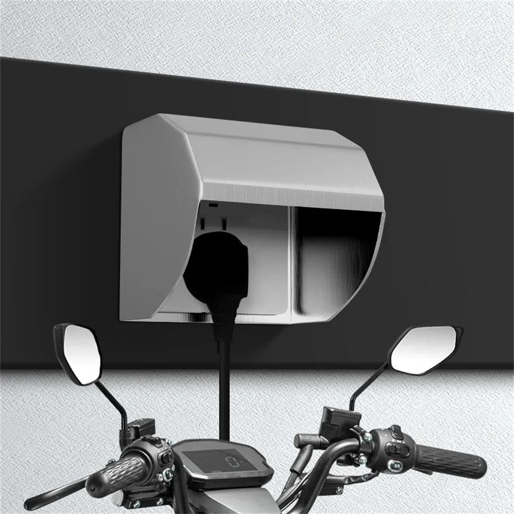 

For Outdoor Stainless Steel 86 Type Waterproof Socket Cover Designed for Long Lasting Protection and Easy Secure Mounting