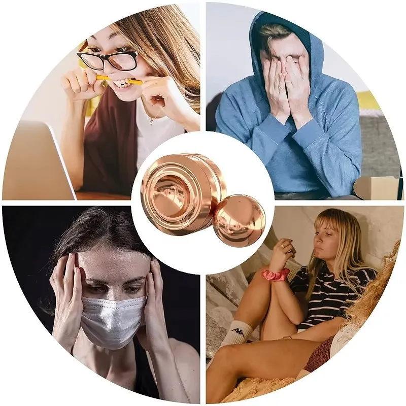 مضحك المعادن الترفيه جيروسكوب مغناطيسي بسيط اليو اليو تململ لعبة الضغط الروتاري الدوران البسيطة الإصبع لعبة سبينر الكبار هدية #5