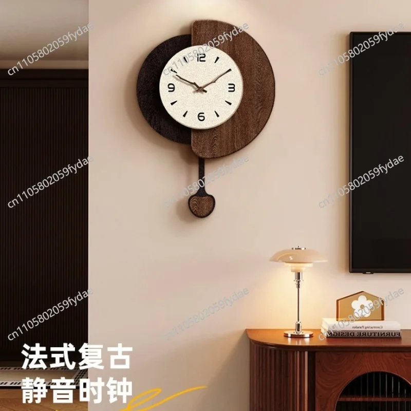 Medieval Wall Clock Living Room Home Dining Room Wall Watch High-end Retro Clock