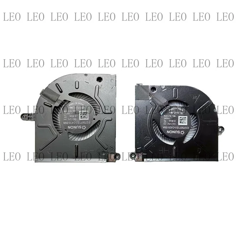 MY New For Dell Alienware M16 R2 Laptop CPU & GPU Cooling Fan DC12V