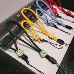 Cartoon Phone Lanyard Wrist Strap Shy Short Cord Iphone Huawei Red Rice Xiaomi Samsung Phone Strap  Cute Lanyard  Keycord