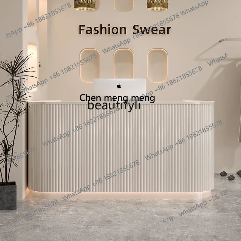 X  Beauty salon Bar checkout page Simple modern clothing store Women's clothing store Small counter, reception desk