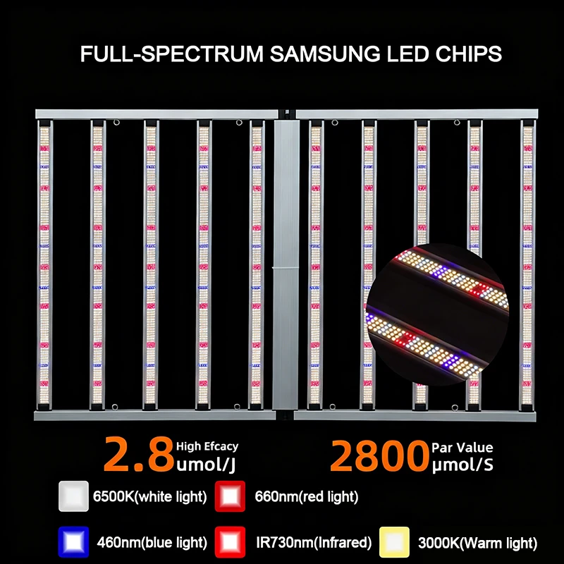 1000 واط ضوء نبات الأخطبوط أدى الطيف الكامل داخلي الزراعة الزراعية ضوء التكميلي 1200 واط ضوء نمو النبات