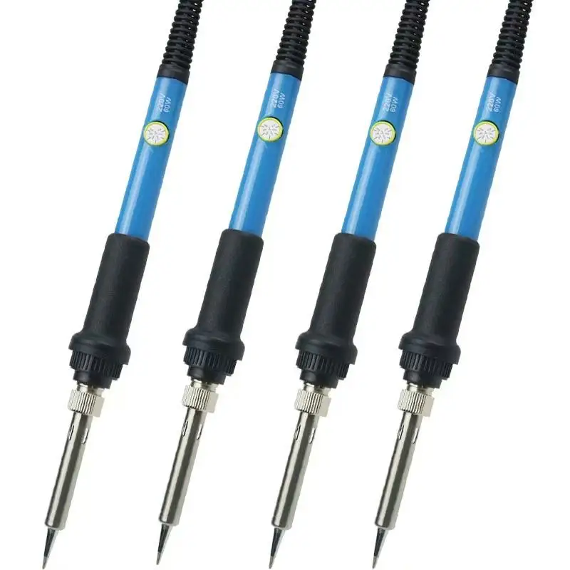 Электрический паяльник с регулируемой температурой, 60 Вт, вилка европейского стандарта 220 В/американского стандарта, сварочный утюг 110 В, сделай сам, для ремонта