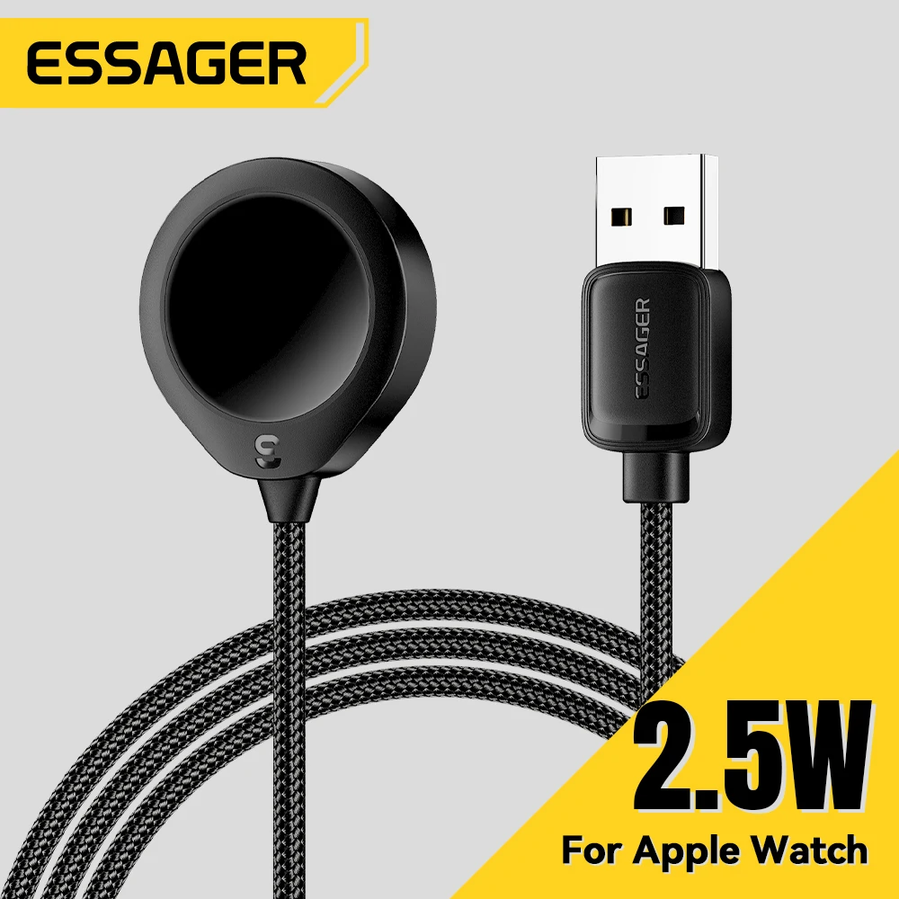 Essager Magnetic Wireless Charger For Apple Watch Series 9 8 7 6 5 4 3 2 Ultra 2 SE 2 Fast Charging Cable Accessories