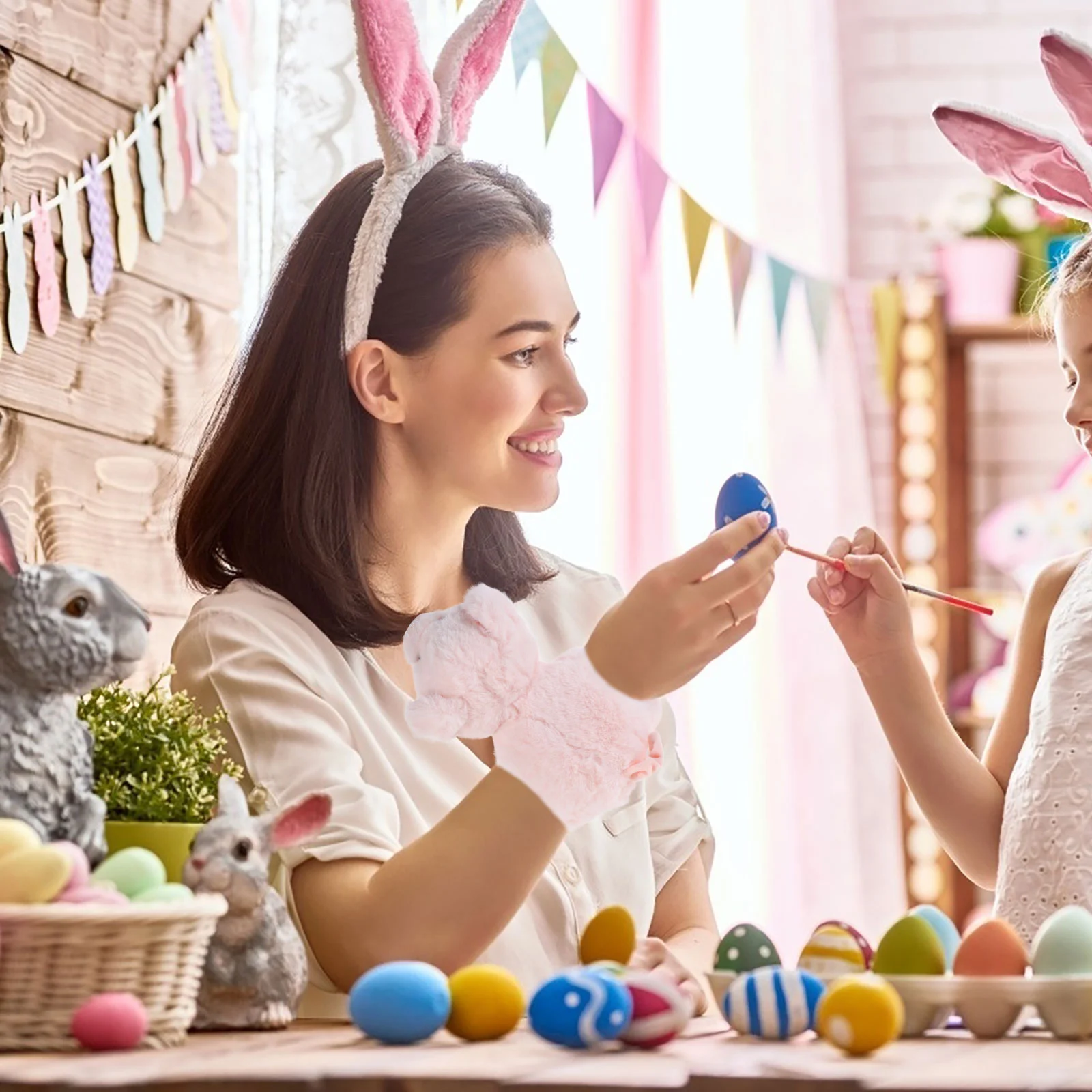 子供のためのスラップブレスレット時計,ぬいぐるみ,ぬいぐるみ,手首のためのハガー,豚,子供のためのスナップおもちゃ