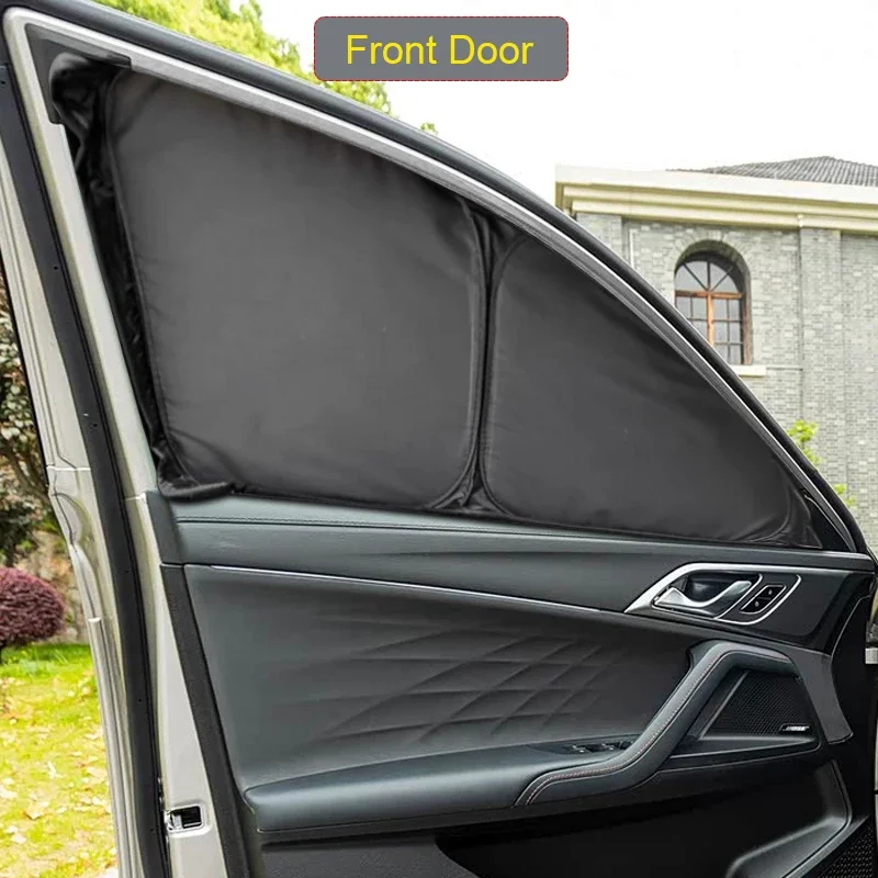 Car Sun Protection Black Windows Privacy Sunshade For MG HS 2018-Present Auto Anti-UV Protect Cover Interior Accessories