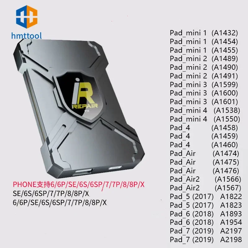 Imagem -05 - Adaptador de Tela Roxa de um Clique Dfu Magico Diag Ferramenta Ibox Hdd Leitura em Série Gravação Ipad Mini 1234 Ferramentas