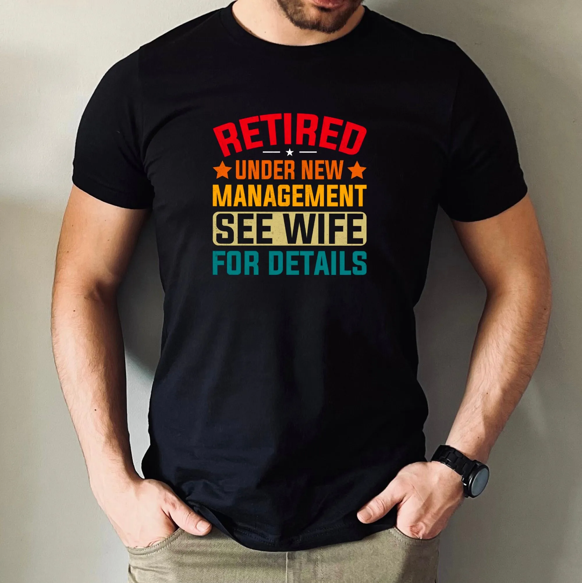 Retirement T Shirt Happy Funny For Him Men Husband Grandpa