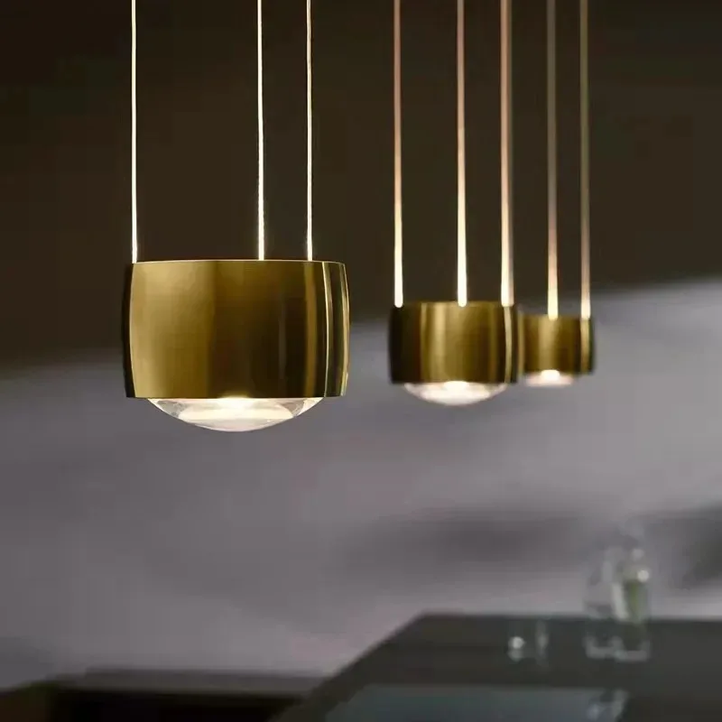 

Italian glass LED pendant light modern minimalist bedroom dining room kitchen island conference room pendant light