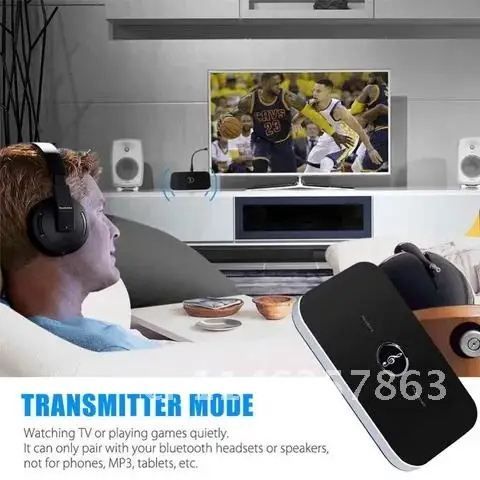 Bluetooth-compatible eGizmo V4 Transmitter Receiver Wireless A2DP Audio 3.5mm Aux Adapter Hub A6 #275705