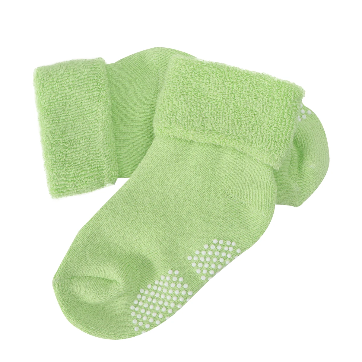 

Thick Non-Slip Newborn Cotton Thickening Socks Baby Socks Autumn Winter Newborn Cotton Thickened Loose Fit 1-3 Years Yellow