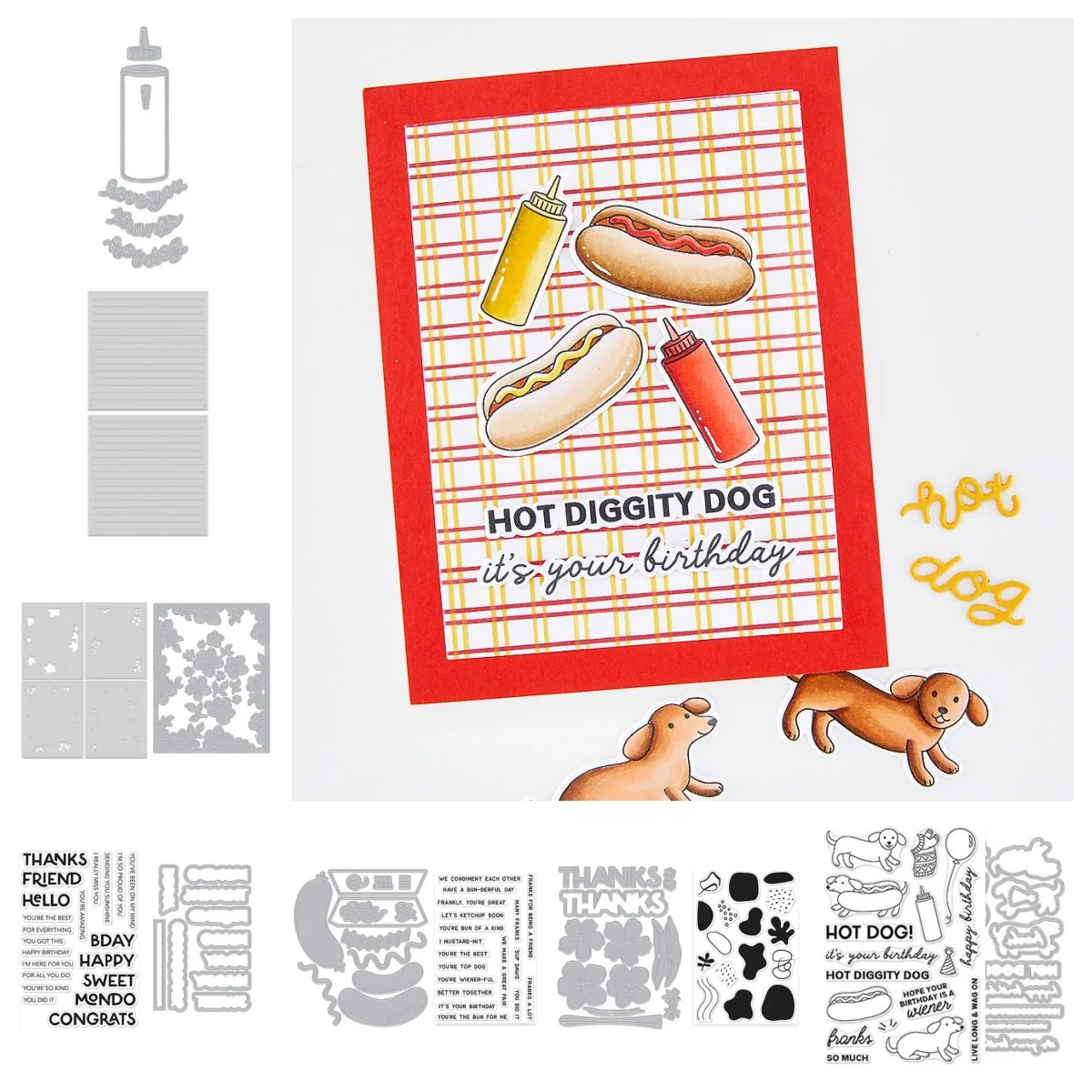 

Coney Club Metal Cutting Dies Clear Stamps Stencil For DIY Scrapbook Craft Decoration Embossing Template Supplies Greeting