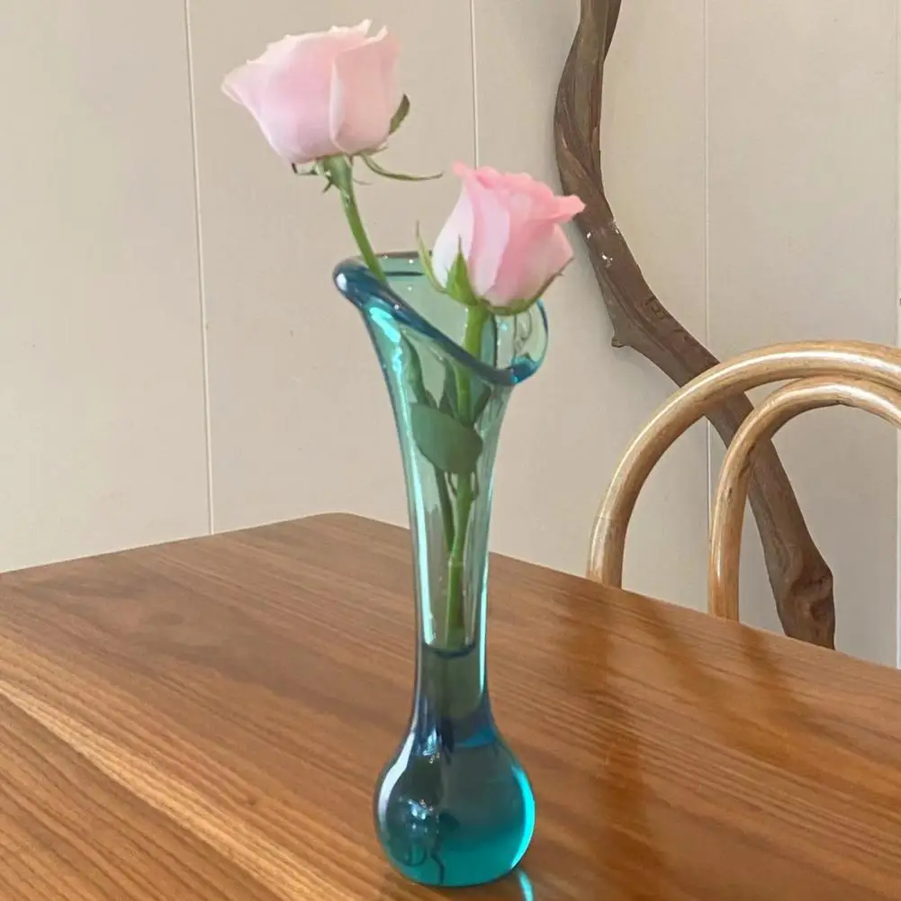 Decorative Flower Vase Minimalist Flower Vase Modern Transparent Acrylic Flower Vase for Home Office Decor Minimalist for Plants