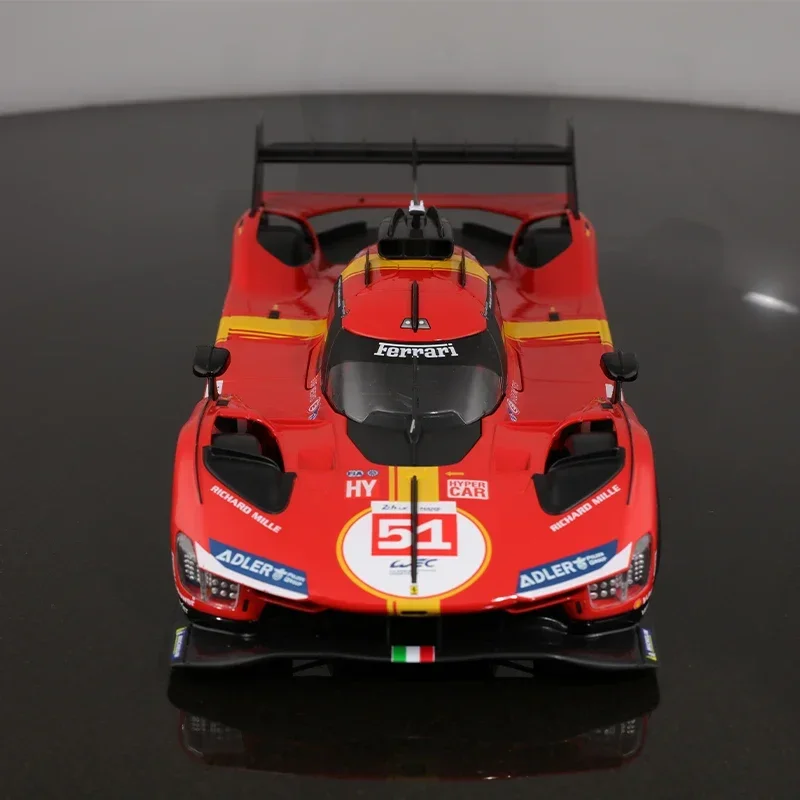 1:24 Le Mans Ferrari 499p  #51 Porsche 963 Racing Car Model Heures Du Mans Bburago Rally  Alloy Vehicle Fans Collection Wec Gift