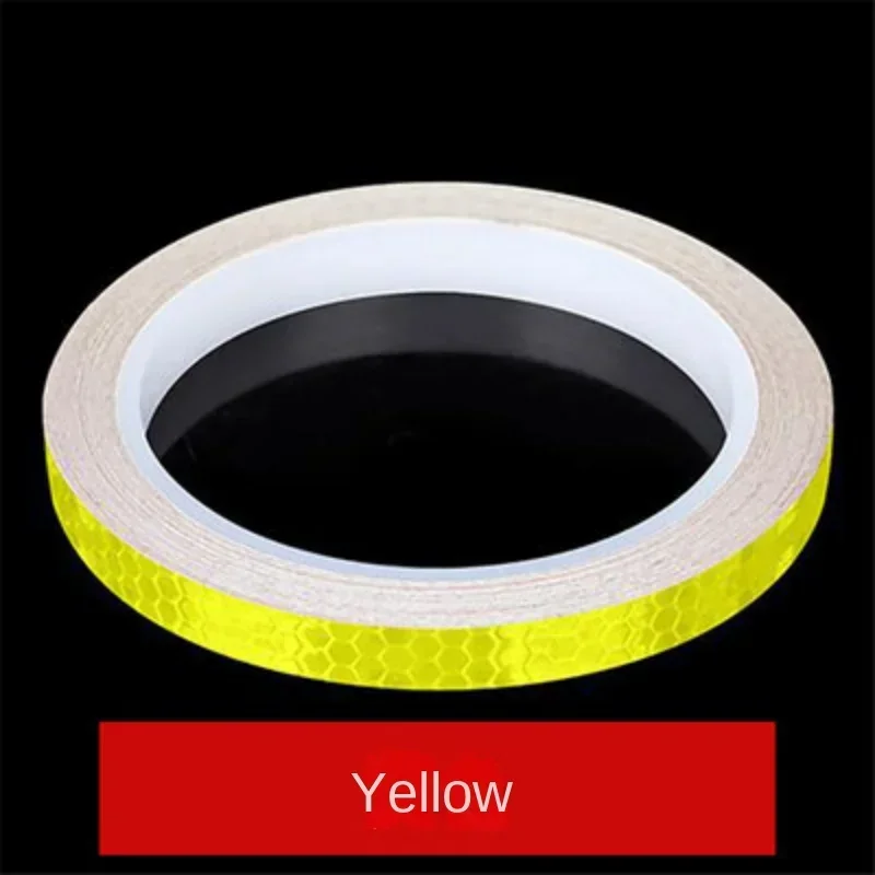 Car Night Reflective Tape Safety Warning Car Decoration Sticker Reflector Protective Tape Strip Film Auto Motorcycle Sticker