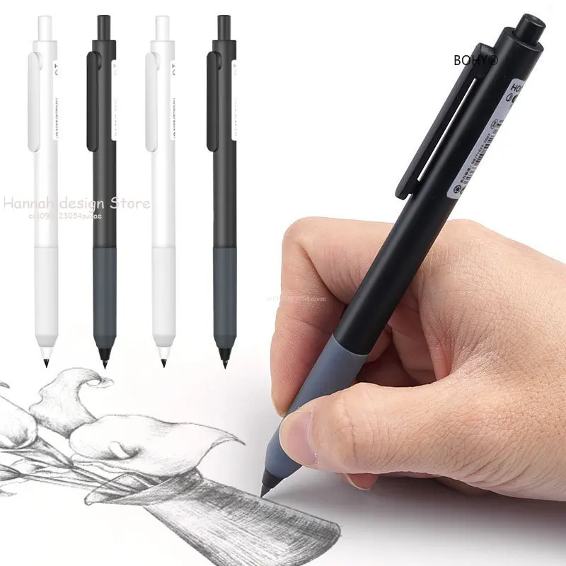 Technology Unlimited Writing Mechanical Pencil No Ink HB infinity Pencil Sketch Painting Tools Kid Stationery Supplies