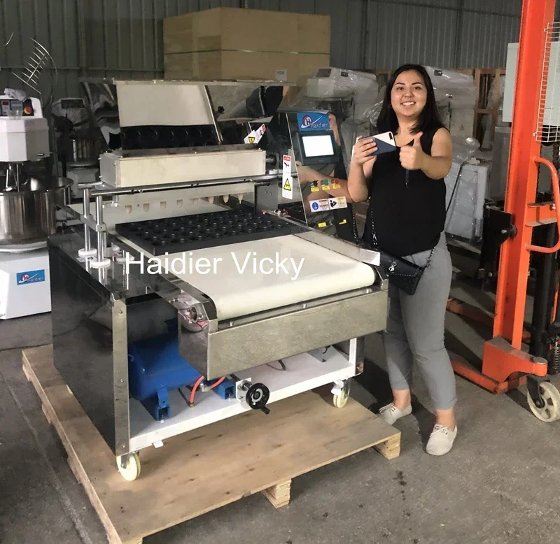 Haidier Daifuku Mochi Japanese Pandan Mung Bean Rice Cake Sweets Machine Mashu Machine Manufacturer (CE Certification)