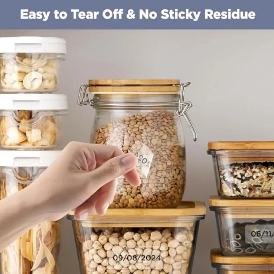 T50M 시리즈 라벨 메이커 테이프 원형 사이즈 2'' 140 라벨 롤 정품 라미네이트 열 라벨 테이프 리필 방수 오일프루프