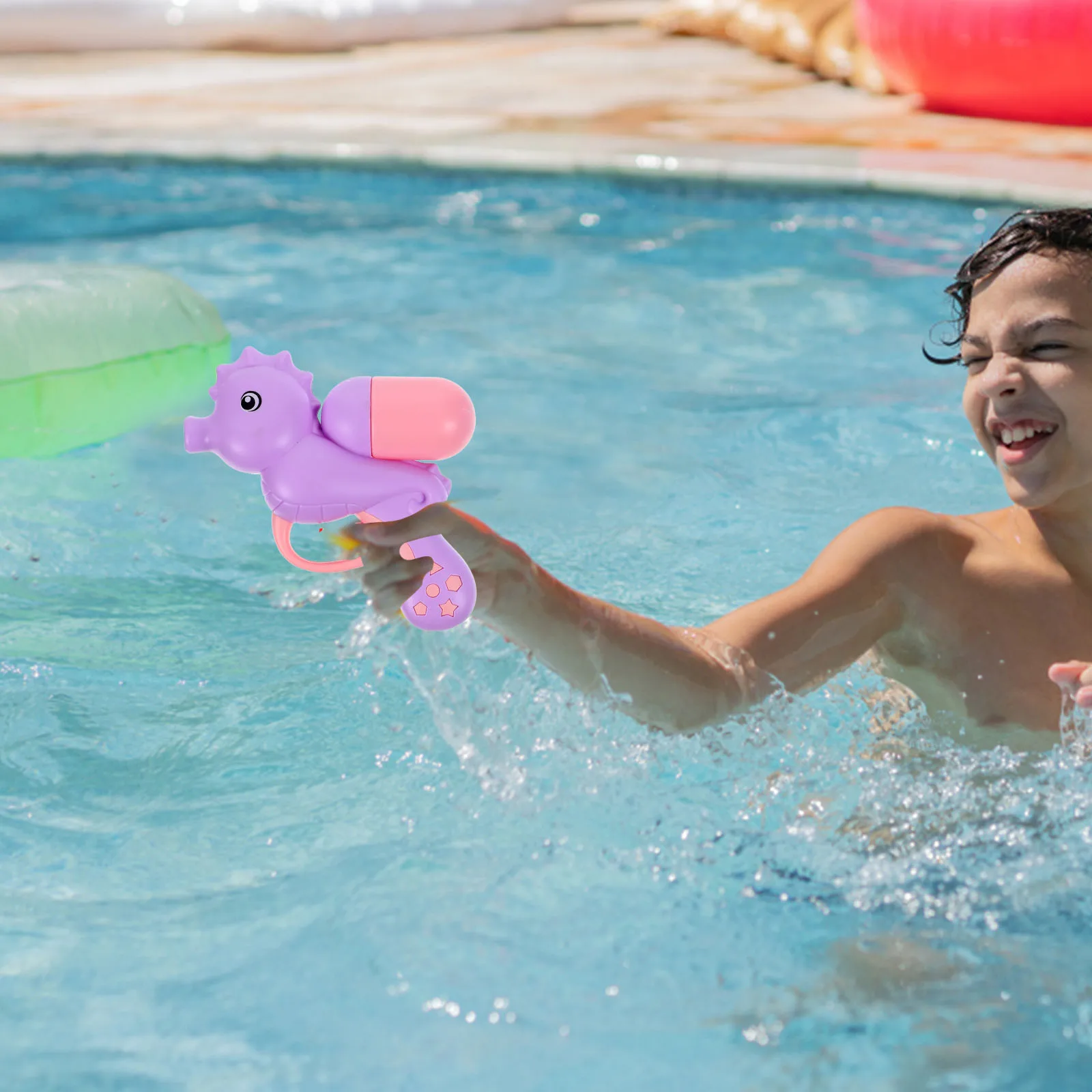 

4 pcs Cartoon Water Guns for Kids Summer Beach Outdoor Fun Toys Toddler Girls Baby Water Play
