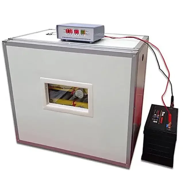 Hot Sales 300 Egg Chicken Egg Incubator For Farm With 12V Battery Solar Incubator Heap Price