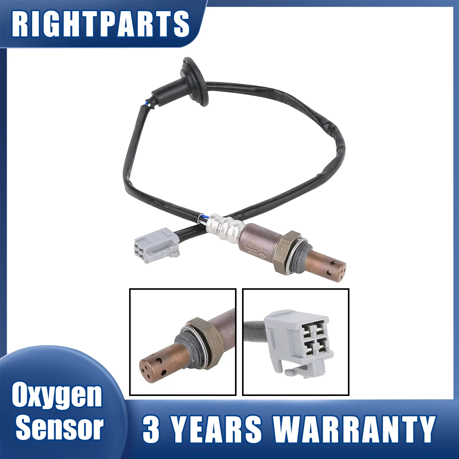 RIGHTPARTS 89465-12620 Lambda Oxygen Sensor 8946512620 For TOYOTA COROLLA VERSO 1.6 1.8 2002-2009 Car Sensor For TOYOTA COROLLA