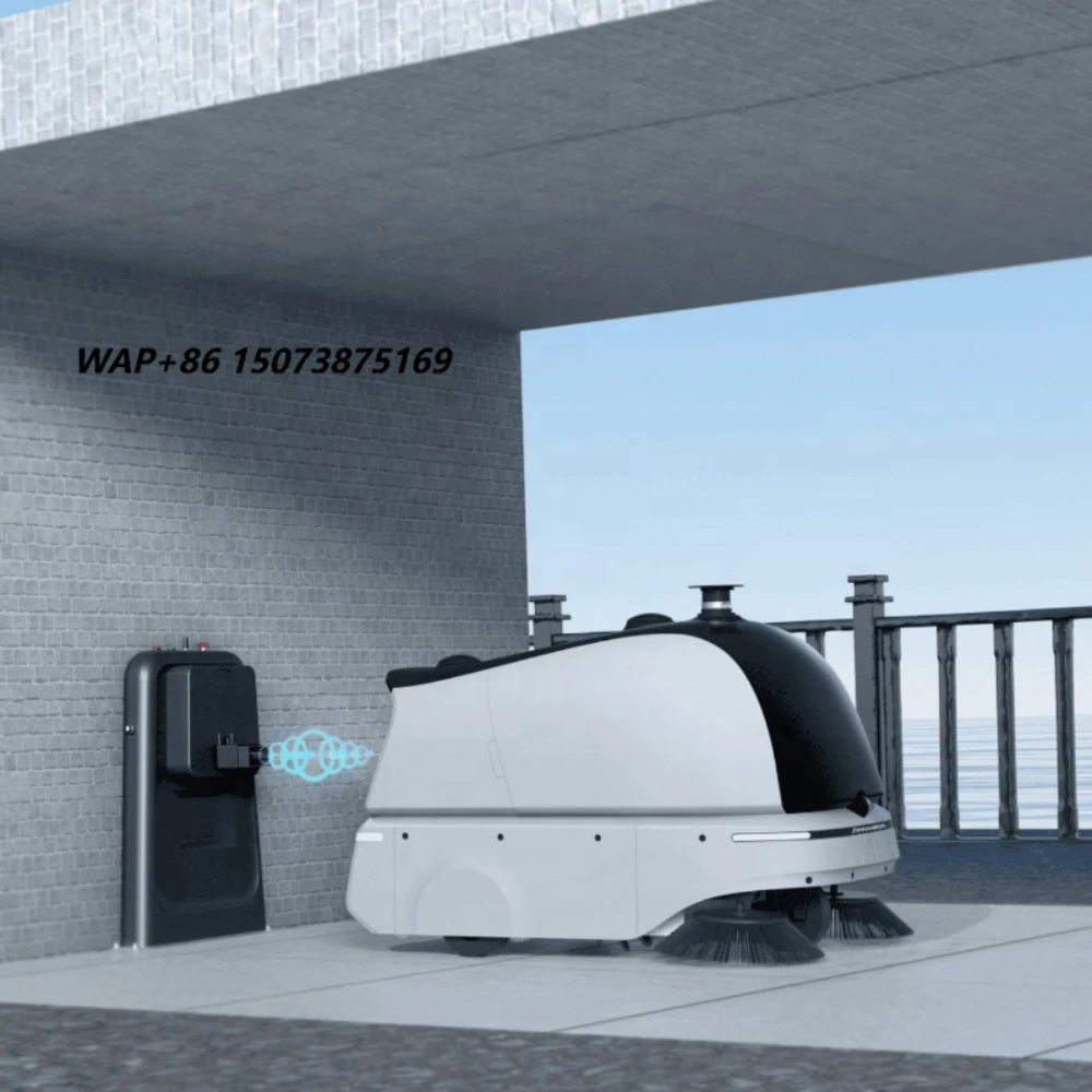 Commercial Outdoor Autonomous Navigation Robotic Sweeper Floor Smart Cleaning Sweeper Robot