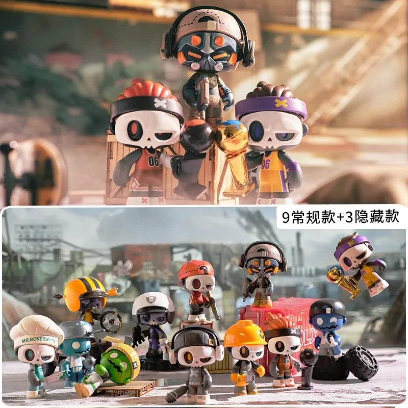 

Original MR.BONE JUNIOR Series Blind Box Figure Model Trendy Play Collection Gift Cool Jewelry Ornament 7cm