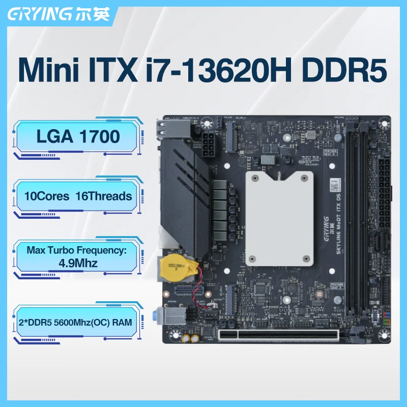 ERYNING Mini-ITX-Gaming-Motherboard mit Intel Core i7-13620H – Der perfekte cpu mainboard-Kombo für leistungsstarke Compact-PCs?
