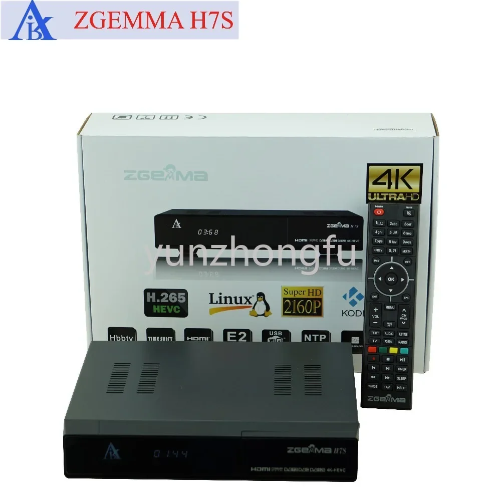 Zgemma h7s/h8 4k ultra receiver twin s2x/s2+t2+C DVB TV BOX