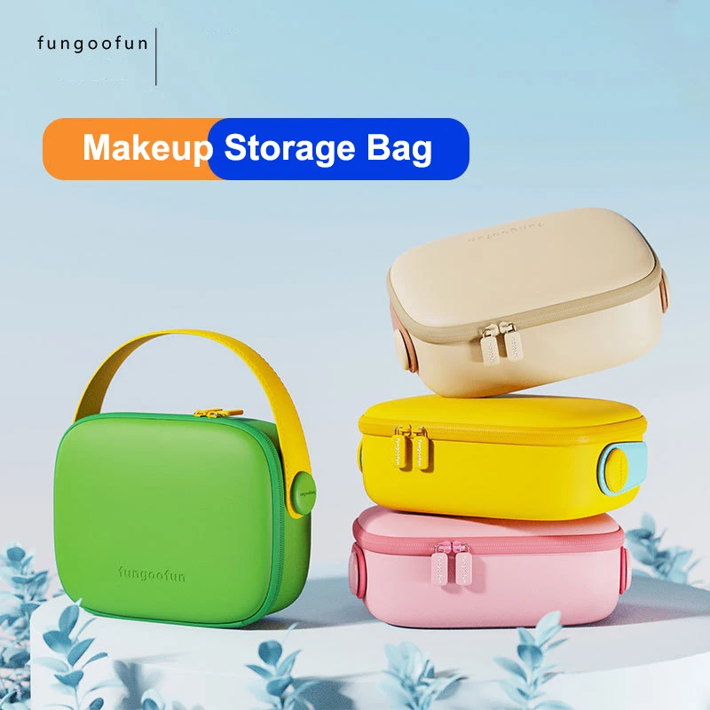 

Fungoofun Portable High Appearance Index Cosmetic Bag Large-capacity Travel Washing Bag Three-dimensional Makeup Storage Bag