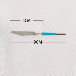 10pc Lot Electrocautery Electrocoagulator Active Electrode Tip with Surgical blade #11 Scalpels Reusable