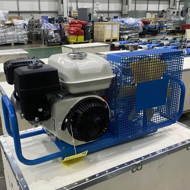 

Piston Diving Breathing air Compressor Low Noise 30MPA air Filling Pump Powered Diving Breathing air Compressor