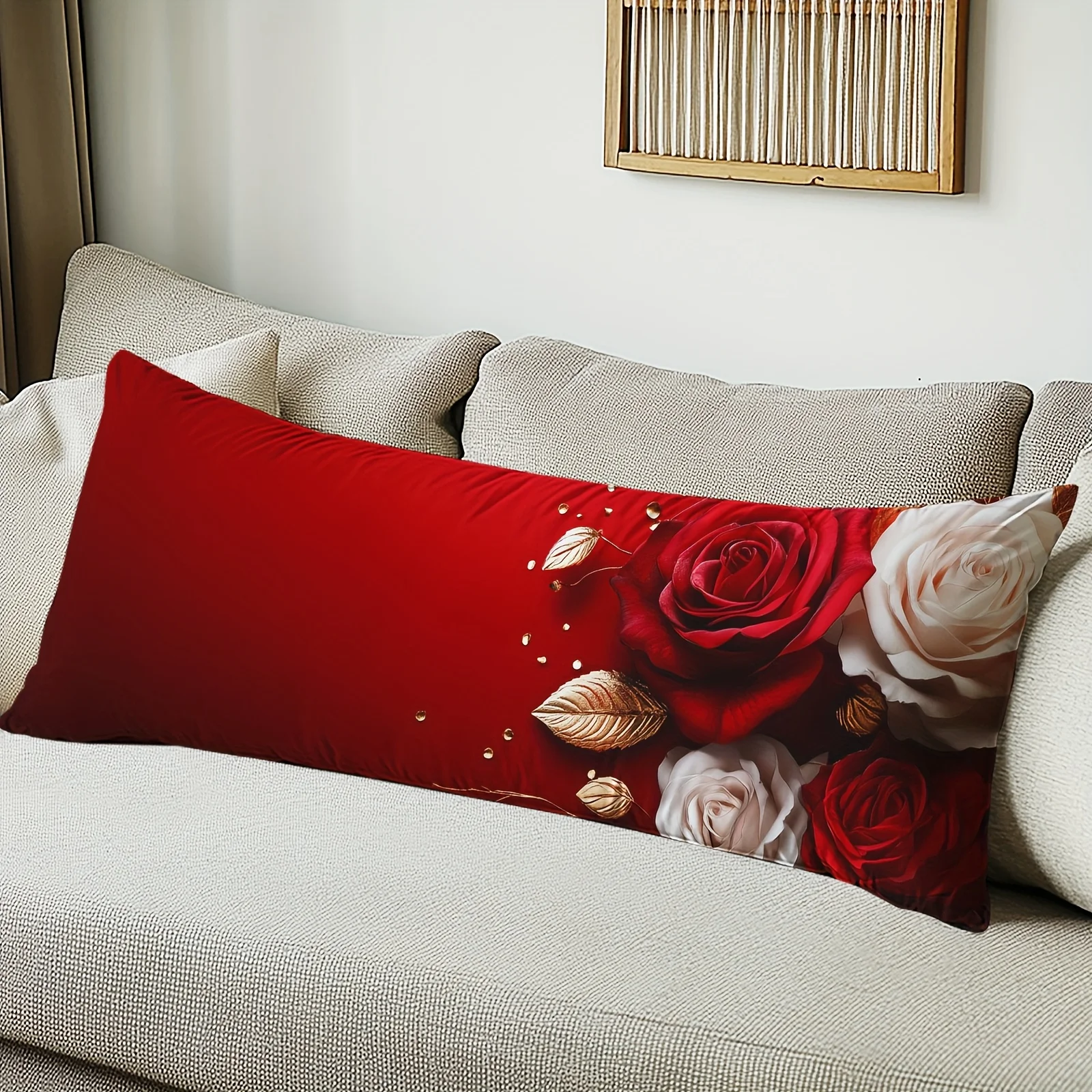 [Hidden Zipper Style]High-Quality Body Pillow Cover Made of Premium Polyester Fabric | Ultra-Soft And Thick Material Suitable fo