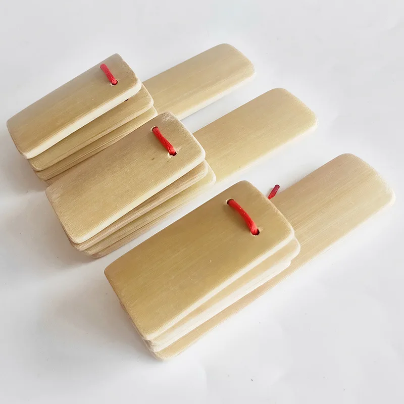 Children Natural Bamboo Small Clapper Talk Stage Performance Professional Chinese Style Characteristic Clapper Talk Adult Toys