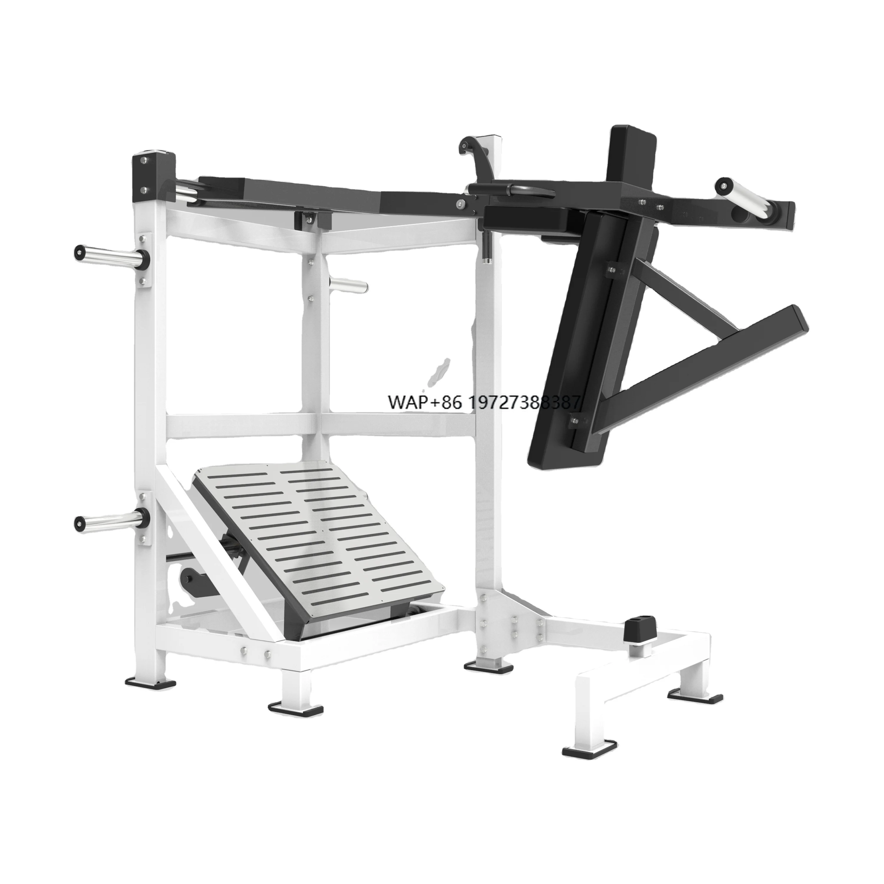Entrenador de gimnasio en casa Unisex, equipo de ejercicio de sentadillas con pesas rusas de acero para Fitness comercial Popular para culturismo de piernas de Metal