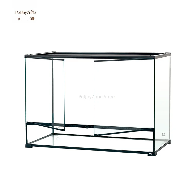 

PetJoyZone 128.4 Gal Horizontal Paludarium Habitat Glass Reptile Terrarium Pet Cages Carriers Houses Reusable Retractable