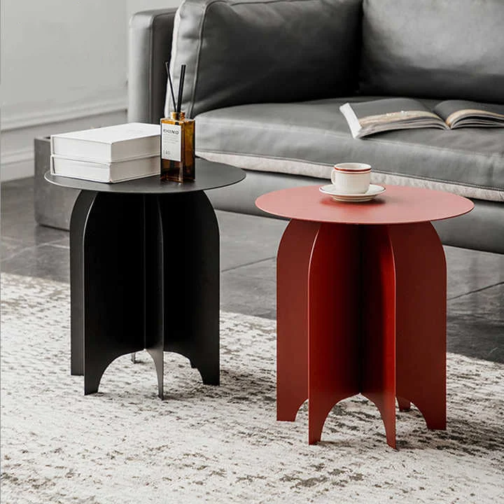 

Premium Environmentally Friendly stone table metal luxury modern simple living room sofa side table hotel room work table