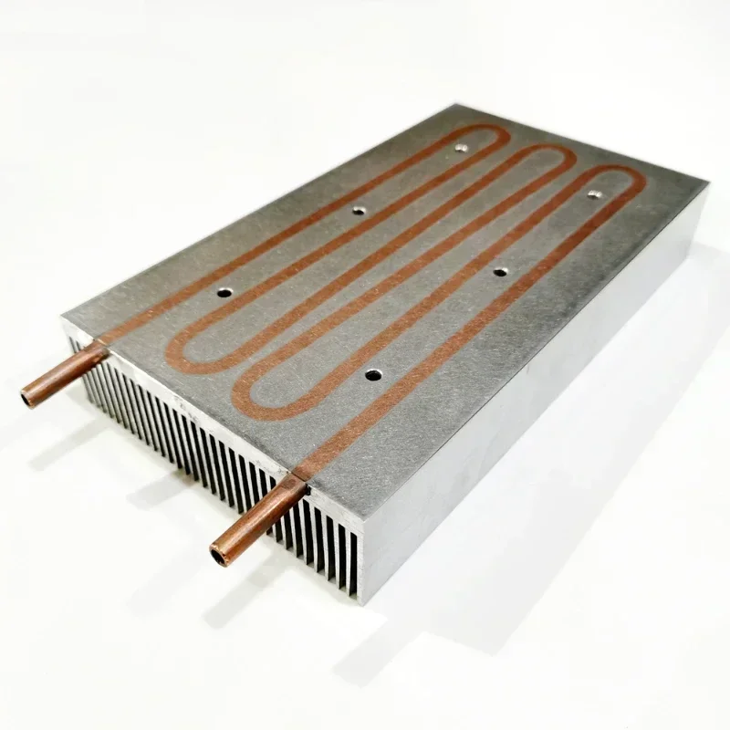 Hot SalesEmbedded Cooper Tubes Water Cold Plate Heat Sink Water Cooling Heatsink 120(W)*36(H)*210(L)mm