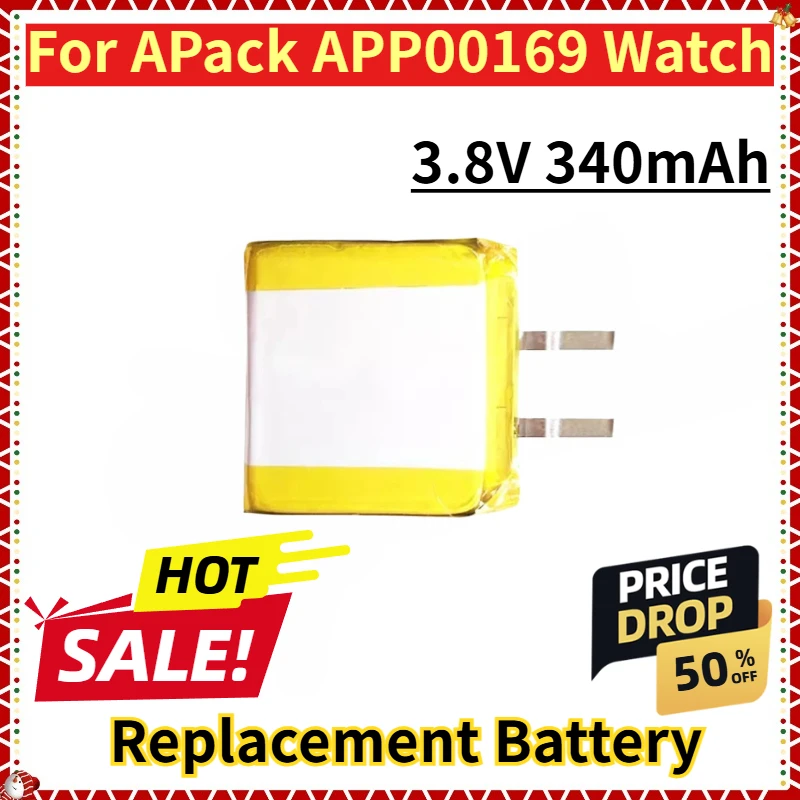 

For APack APP00169 Watch Battery Brand New Replacement Battery 3.8V 340mAh