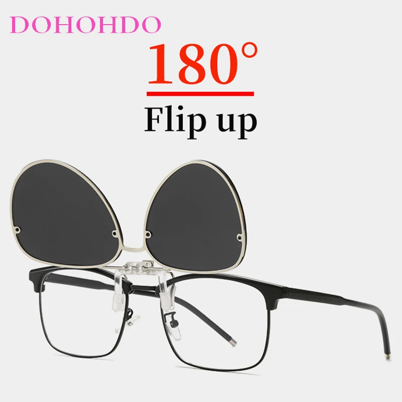 المعادن الطيار القيادة الاستقطاب كليب على الوجه متابعة عدسة الرياضة في الهواء الطلق نظارات الرجال النساء للرؤية الليلية نظارات مكافحة وهج UV400 Очки #2