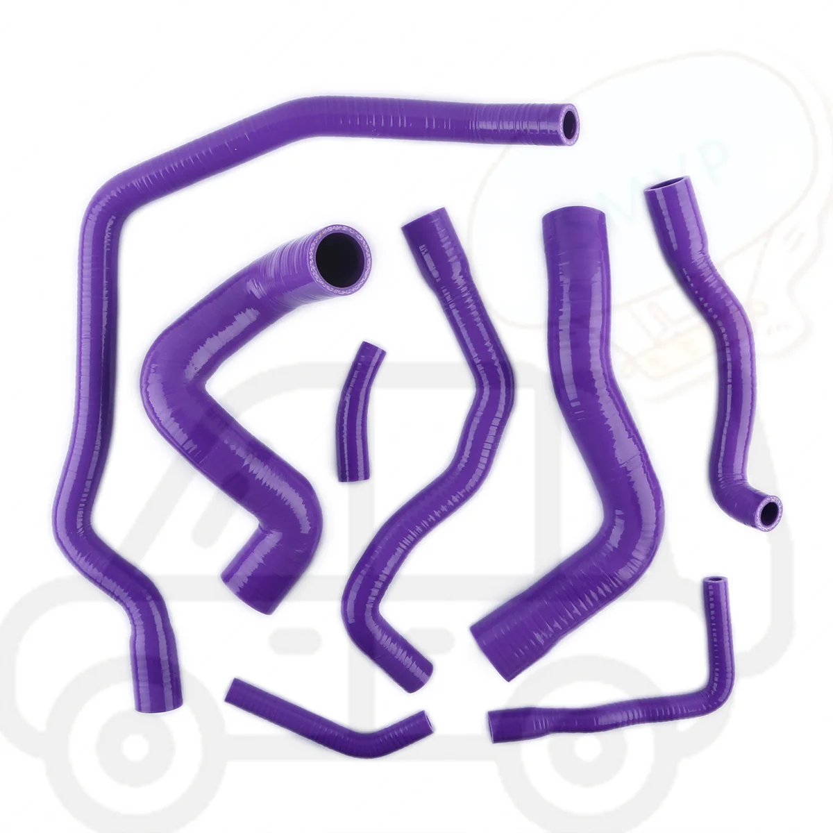 FÜR 1989-1995 BMW E34 M30 6CYC 525 528 530 Turbo Ersatz Performance Teile Silikon Kühlerschläuche Rohre Kit 8PCS 3-lagig