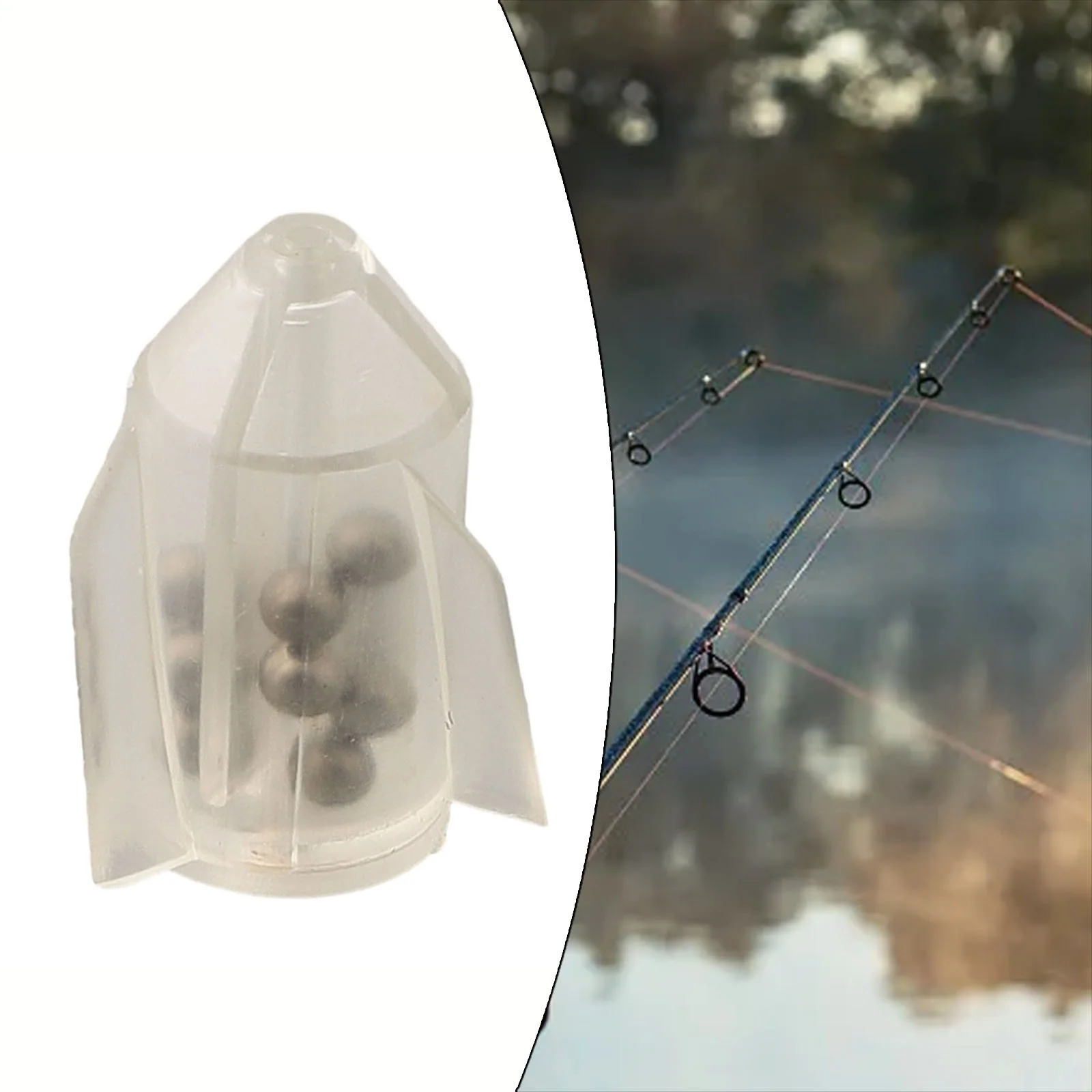 Fishing Line Rattles Turbo Vibrator Mimics Injured Baitfish 7g Weight Suitable for Live Bait Rigs and Lures Durable Material