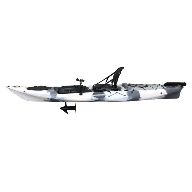 2024 زورق كاياك الجلوس على محرك كاياك كهربائي مع محرك التصيد الكهربائي ، محرك نفاث الصيد كاياك بولي كلوريد الفينيل القماش المشمع كانو 5 قطعة #3