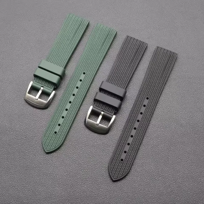 สายนาฬิกาฟลูออโรยาง FKM ขนาด 22 มม. แบบปลดเร็ว - สายรัดดำน้ำกันน้ำคุณภาพสูงสำหรับเปลี่ยนใส่กับนาฬิกา Seiko/Rolex Submarine