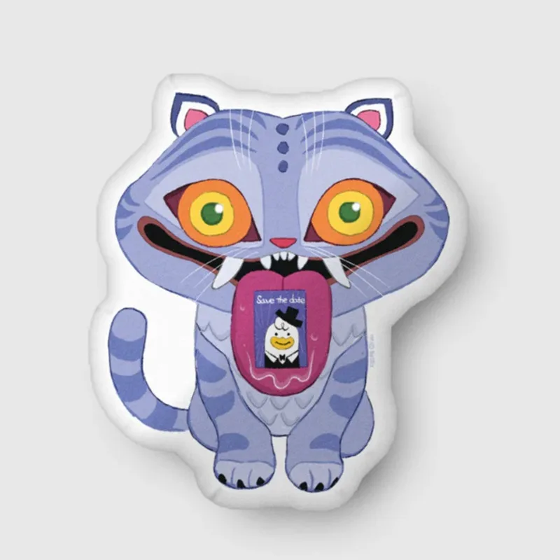 

K pop Demons Hunters Plush Toy Cute Purple Tiger Hot New Anime Toy Monster Hunt Girl Group Stuffed For Fans Gifts 2025