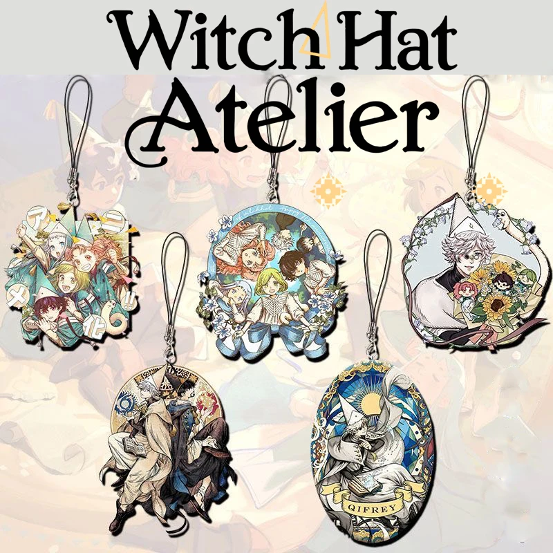 Colgante DIY de Acrílico Witch Hat Atelier Coco Agott Tetia Richeh Qifrey Olruggio para Anime, Cosplay, Mochila, Decoración de Celular, Regalos