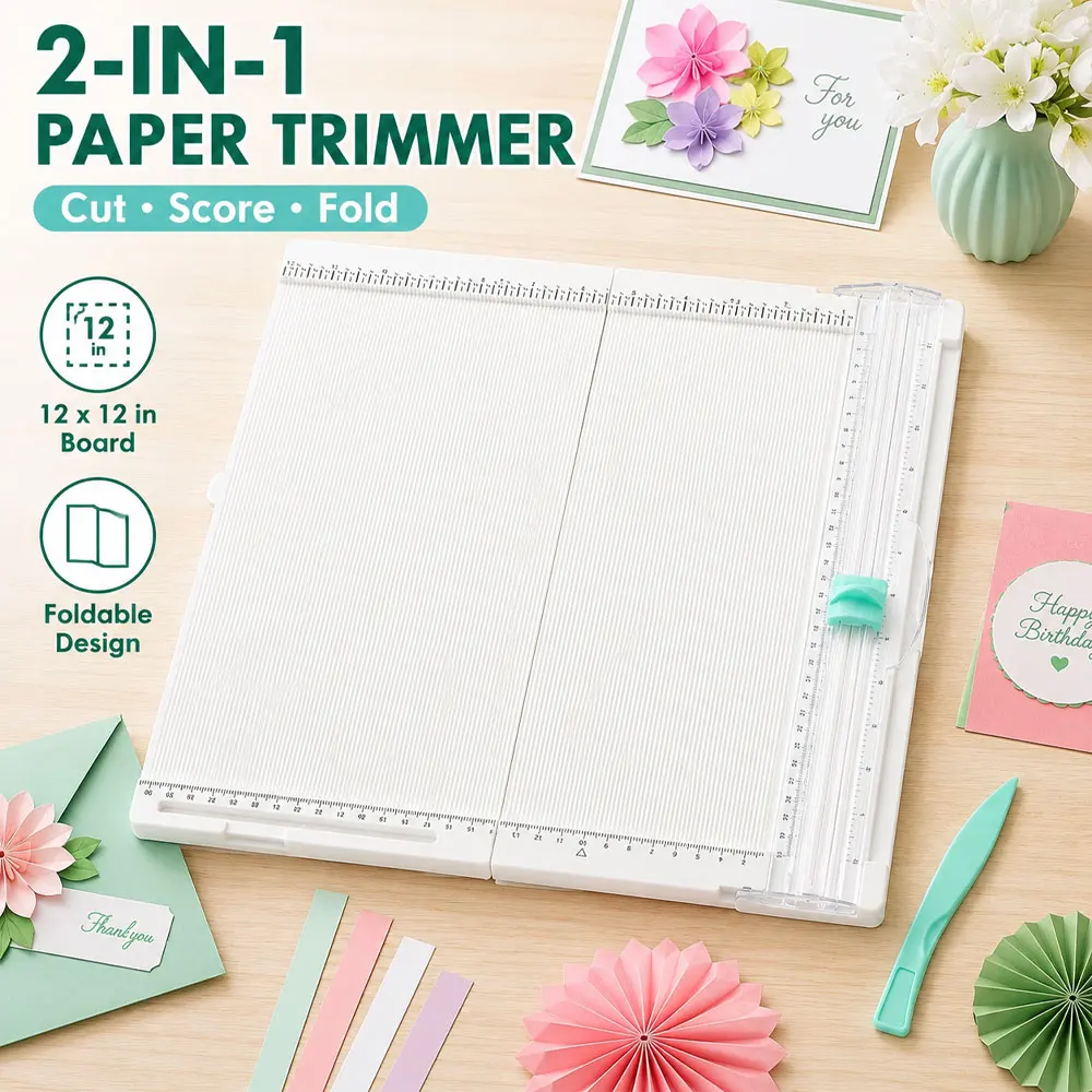 2-in-1-foldable-12-inch-paper-trimmer-and-scoring-board-with-safe-sliding-blade-for-cards-envelopes-gift-boxes-and-diy-crafts