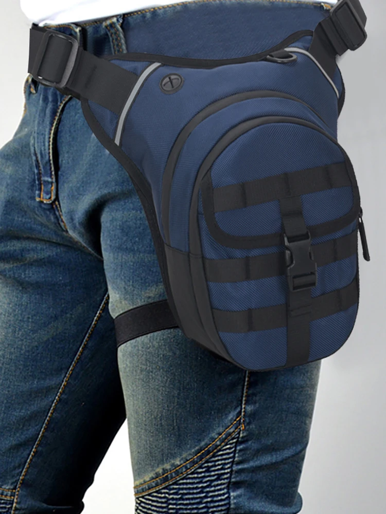

Motorcycle Drop Leg Bag Tactical Fanny Pack Large Capacity Motorcycle Thigh Bag Breathable for Hiking Climbing Fishing