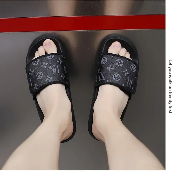 Herren-Sandalen aus echtem Leder, bequeme Herren-Hausschuhe, Herren-Sommerschuhe im Angebot, echte Herren-Hausschuhe, Flip-Flops, Slides – Detail 13
